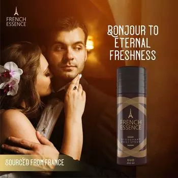 Подарочный набор духов и дезодорантов Essence для мужчин и женщин - Oud