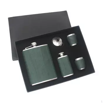 Подарочный набор фляжек для питья, герметичные мини-фляжки для ликера, виски, карманы для походов