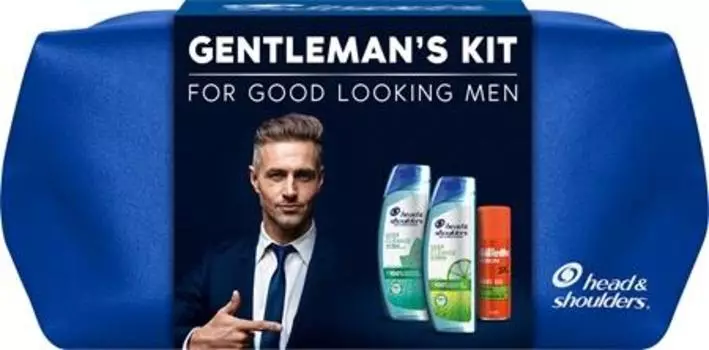 Подарочный набор Head &Shoulders Gentleman s Kit для мужчин II. TU прозрачный
