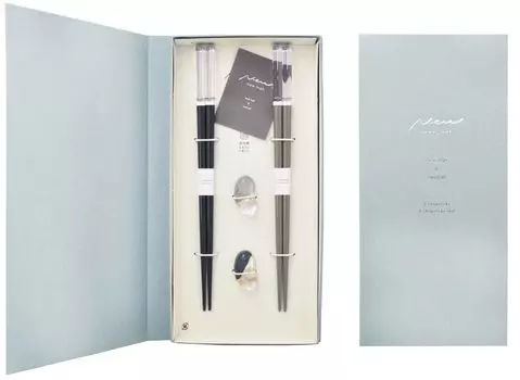 Подарочный набор Ishida, книжный шкаф, можно мыть в посудомоечной машине, набор подставок для палочек для еды, сделано в Японии, Клэр 63179 BGR