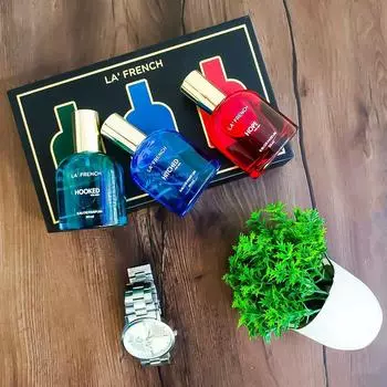 Подарочный набор La French Perfume 3x30 мл для мужчин Hitched Hooked & Hope Impact Perfume |