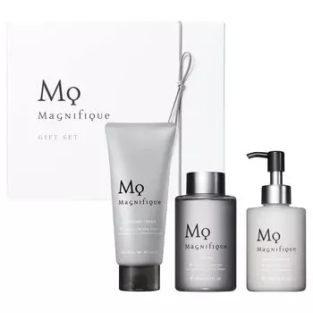 Подарочный набор Magnifique для ухода за кожей для мужчин (Очищающее средство для лица/лосьон/эмульсия) чистый