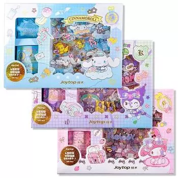 Подарочный набор малярных лент с наклейками Sanrio «Cinnamoroll Kuromi», 02. Санрио Синнаморолл S62K02