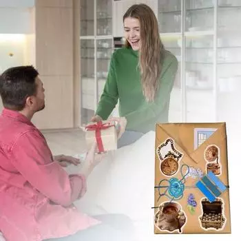 Подарочный набор на тему чтения «Свидание вслепую» с компаньоном для чтения, закладкой в ретро-упаковке, ручкой, списком для чтения, праздничные книжные подарки для любителей чтения D