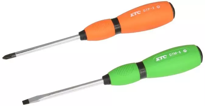 Подарочный набор отверток Kyoto Machinery Tools из 2 предметов TD702 (КТК)