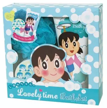 Подарочный набор солей для ванны Doraemon Lovely Time Bath Set с фруктово-цветочным ароматом от Сидзуки-тян OB-SZK-1-2