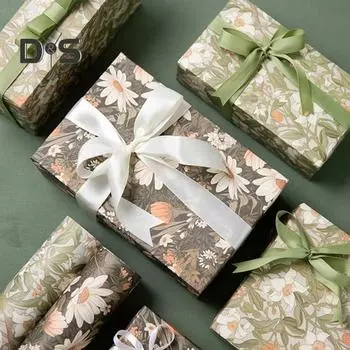 Подарочный пакет из папиросной бумаги ко дню святого Валентина, упаковочная бумага, декоративная художественная бумага для поделок своими руками, упаковки подарков на день рождения и свадьбу A