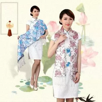 Подарочный шарф Nanjing Yunjin, осенне-зимний теплый шарф, подарок в китайском стиле, туристический сувенир, подарок маме