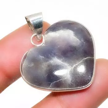 Подарочный ювелирный кулон ручной работы с солнечным камнем из лолита, 1,32 дюйма 1.32 фиолетовый