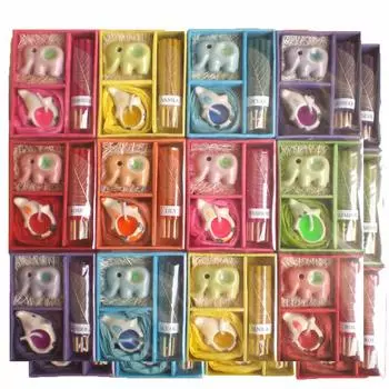 Подарок 24 Ароматические свечи и благовония Поставляется в Специальном Подарке Цвета и Ароматы Вы Можете 24 Наклейки Спасибо Оптом Отличный Подарок Спасибо K-Supply