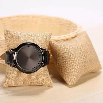 Подарок бархатная витрина для ювелирных изделий подушка для наручных часов держатель для браслета витрина для ювелирных изделий органайзер black-small