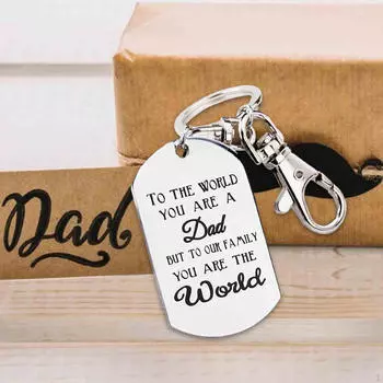 Подарок для ключей для папы, брелок для сумок, автомобильные брелки, кошелек с подвеской на рюкзак, кошелек для