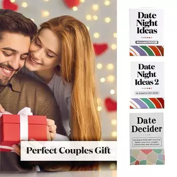 Подарок для пар, Веселье и приключения, Ночная скретч-карточная игра, Для пар: Подарок на день рождения для парня, девушки, его, ее, молодоженов, жены One Size