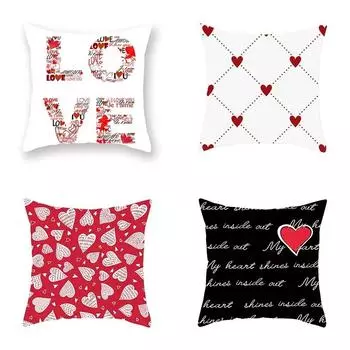 Подарок для влюбленной пары, украшение наволочка для комнаты, спальни, диван, наволочка, украшение для свадебной вечеринки, домашняя наволочка для объятий 40x40cm