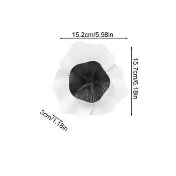 Подарок из железа, украшение для дома, настенное украшение, атмосфера, несколько цветов, подвеска своими руками, минималистский цветочный дизайн, орнамент в скандинавском стиле