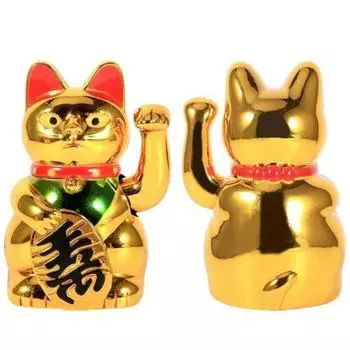 Подарок Машущая Рука Высокое Качество Скульптура Кошки Богатство Машущая Кошка Удача Кошка Украшение Настольное Украшение S