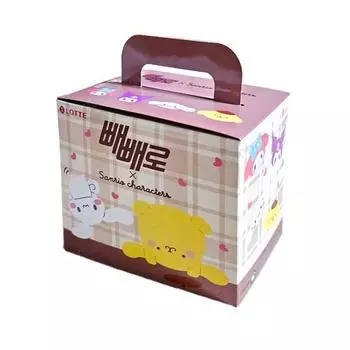 Подарок на Белый день Sanrio Pepero Cinnamon Roll Kuromi Pom Pom Purin Включена наклейка My Melody, популярный персонаж в Корее