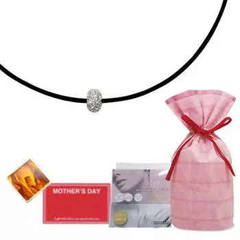 Подарок на день матери Подарок для взрослых Исцеляющее магнитное ожерелье Свободный размер 45 см Черный день матери (Свободно (45см), (Подарок матери))