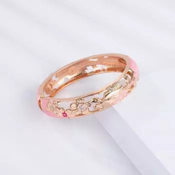 Подарок на день матери, полый браслет высокого качества, модные аксессуары, женские ювелирные изделия, модные стильные браслеты 88A31 58-60mm розовый