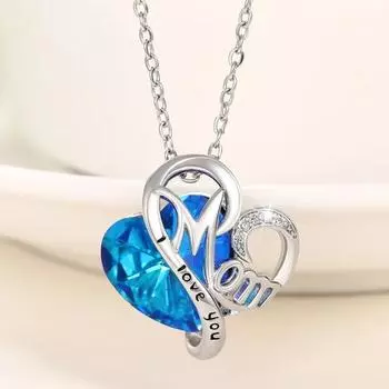 Подарок на День матери, Женская летняя цепочка на ключицу в форме сердца, Кулон Любовь , Простой подарок на день рождения для женщины