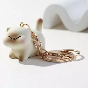 Подарок на день рождения 3D брелок для собак, игрушки, куклы, брелок, креативный автомобильный брелок для девочек/мальчиков Sitting