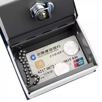 Подарок на день рождения для детей Книга Копилка для денег Творческий словарь Копилки для монет со скрытым секретным замком безопасности кофейный