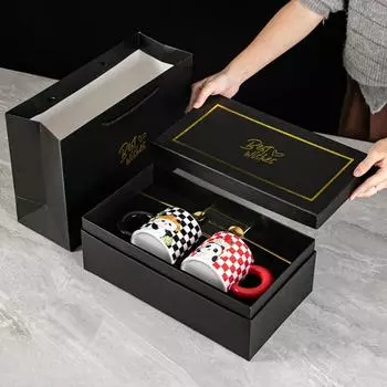 Подарок на день рождения для девочек, чтобы подарить своим лучшим подругам к их кружкам и парным чашкам, креативные подарочные коробки для переезда в их новый дом 401-500ml