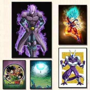 Подарок на день рождения Freeza с модульной печатью на холсте для украшения детской спальни 21cm30cm NoFrame
