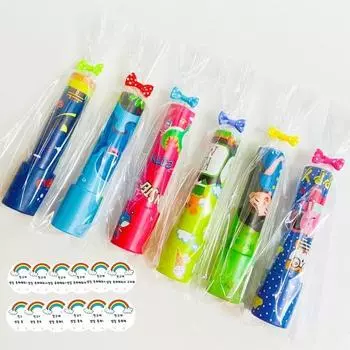 Подарок на день рождения JFINTL Kids Kyung Daycare Center, 6 разных цветов + 12 наклеек, корейские игрушки