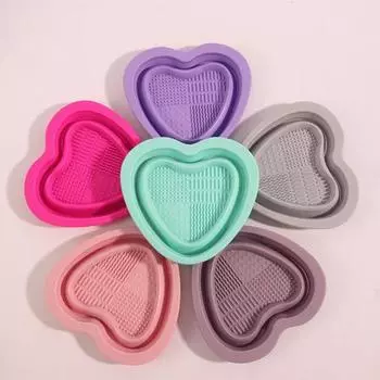 Подарок на день рождения многоразовый полезный профессиональный косметический яичный мытье салфетка складная скраб салфетка светло-фиолетовый