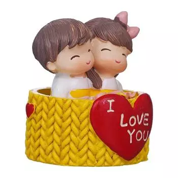 Подарок на День святого Валентина для девушки или парня | Милая статуэтка из смолы «Я люблю тебя», декоративный элемент, последний