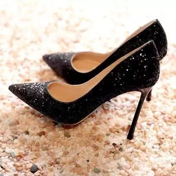 Подарок на День святого Валентина для девушки Подарок на 18-летие Туфли на высоком каблуке со стразами Подарок на 18-летие студента 34