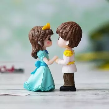 Подарок на День святого Валентина для парня или девушки | Статуэтка для пары принца и принцессы, украшение ко Дню святого Валентина | Подарок на День святого Валентина
