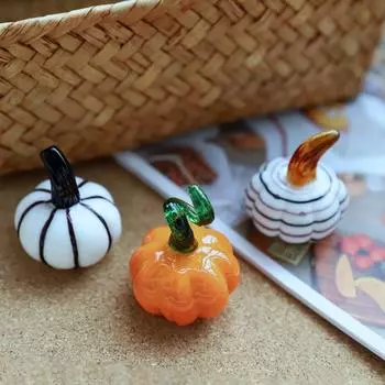 Подарок на Хэллоуин и День благодарения Украшение рабочего стола Сельский красочный тыквенный шар Орнамент
