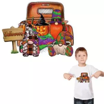 Подарок на Хэллоуин, одежда Parches Arts Crats, толстовки с капюшоном, наклейки на одежду, термопресс, аппликация, нашивка Diy Parches Ropa для одежды 8x6.1cm