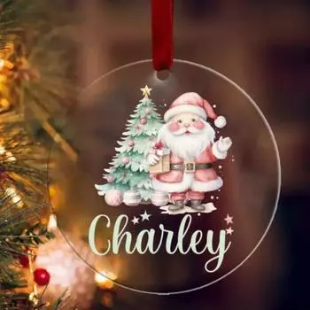 Подарок на новоселье Рождественское украшение 2024 Первый домашний подвесной орнамент Акриловый новый дом Памятный подарок для новых домовладельцев B