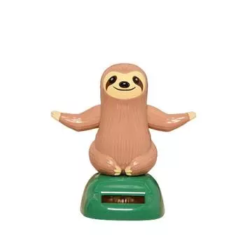 Подарок на солнечной батарее, украшение для автомобиля, игрушка-ленивец, танцующая модель ленивца, кукла-ленивец, машущая рукой 2