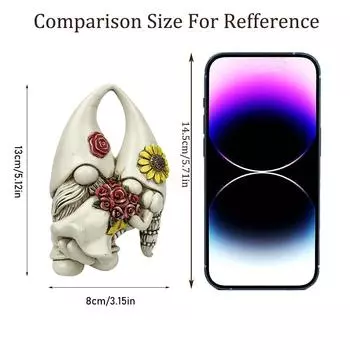 Подарок на свадьбу ко Дню святого Валентина для пар, расписанные вручную гномы, подарок для молодоженов, гномы, свадебные украшения, уникальная свадьба M