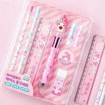 Подарок на вход в новый семестр, упаковка Sanrio Friends 3 типа, My Melody_Pink