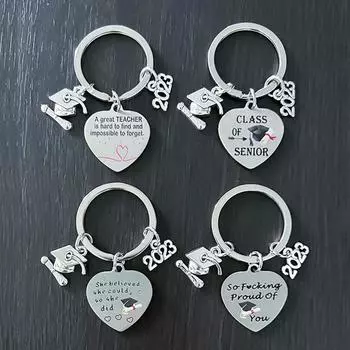 Подарок на выпускной брелок кольца держатель для ключей декорированные креативные аксессуары