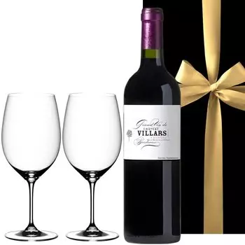 Подарок Подарок Подарок Бокал для вина Подарок Красное вино Бордо Помероль Фронсак 2006 750 мл Сухой Пара Бокал для вина Бордо Сделано в Германии RIEDEL Стильное новоселье