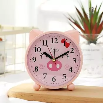 Подарок студентам детям простой модный тихий будильник у кровати в спальне милый мультяшный будильник для сиденья
