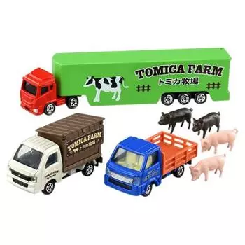 Подарок TAKARA TOMY Tomica Добро пожаловать! Tomica Ranch Truck Set Mini Car Toy Возраст 3+
