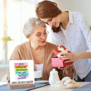 Подарок учителю, креативный изысканный гладкий поверхностный прозрачный акриловый принт «спасибо», подарок медсестре, украшение, товары для вечеринок A