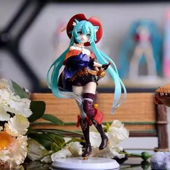 Подарок высотой 19 см: Хацунэ Мику Сказка Чудес Аниме Фигурка Настольный Орнамент/Модель Hatsune Miku