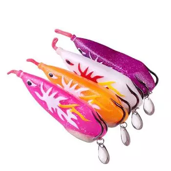 Поддельная приманка, модифицированная лягушка-громовержец, блестки, шипы зеленого дракона, рыболовные снасти, украшения для аквариума, украшения для аквариума оранжевый