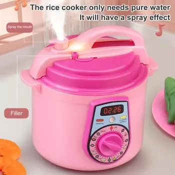 Поддельная рисоварка интерактивная избавляет от скуки безопасная уникальная ролевая игра игрушки электрическая для развлечения F