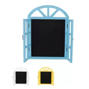 Поддельная вывеска на доске для окна, черная вывеска на доске, универсальный декор, легко подвесная доска для объявлений для магазина Wal Yellow