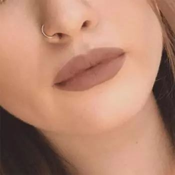 Поддельное кольцо для пирсинга в носу, зажим на золотом, серебряном, черном, из нержавеющей стали, C-образное кольцо для пирсинга в носу серебряный