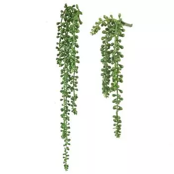 Поддельные искусственные лозы суккулентные растения имитируют подвесной домашний декор сад ПВХ 35cm